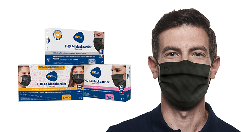 THD Face Mask F4 blackbarrier